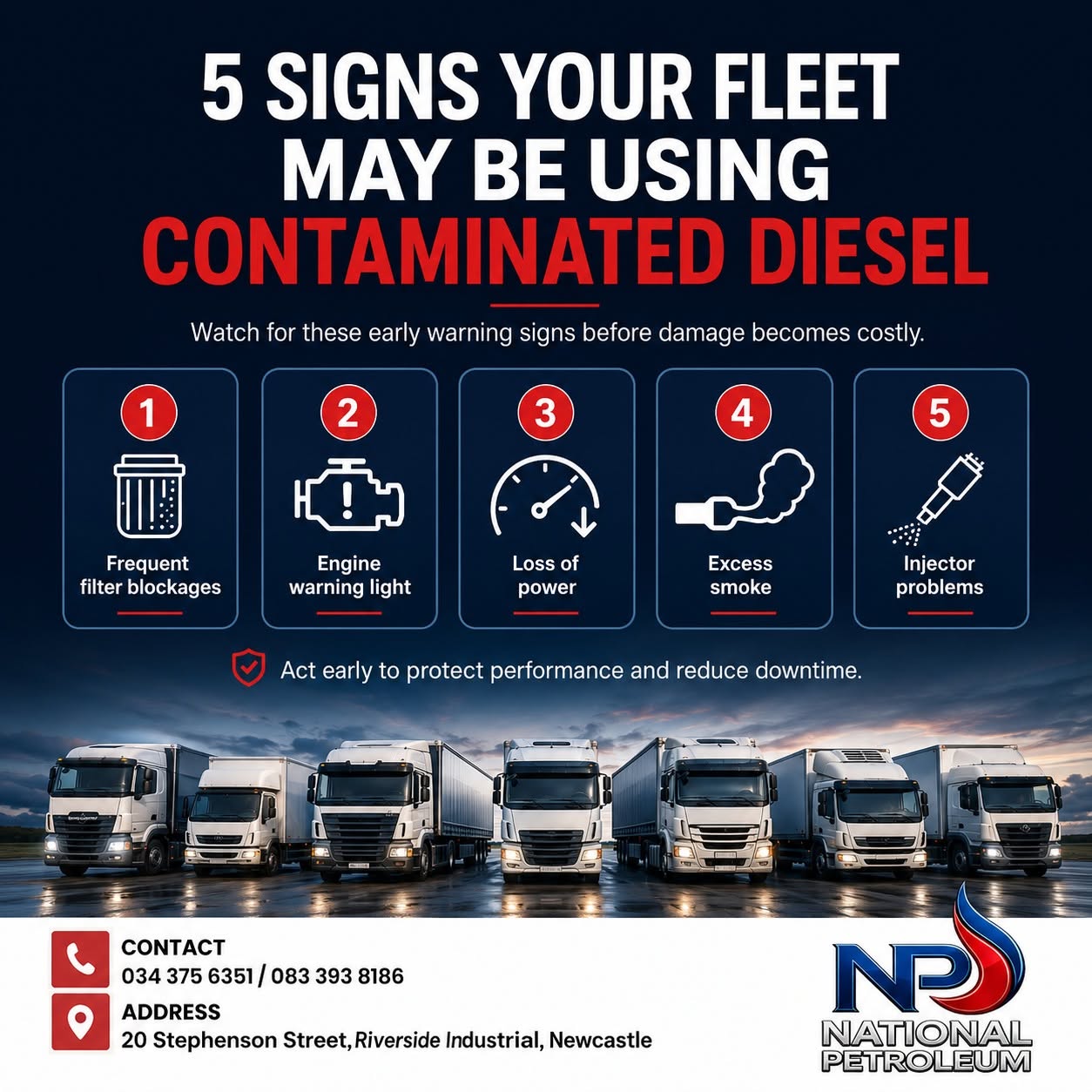 5 Signs Your Fleet May Be Using Contaminated Diesel | National Petroleum