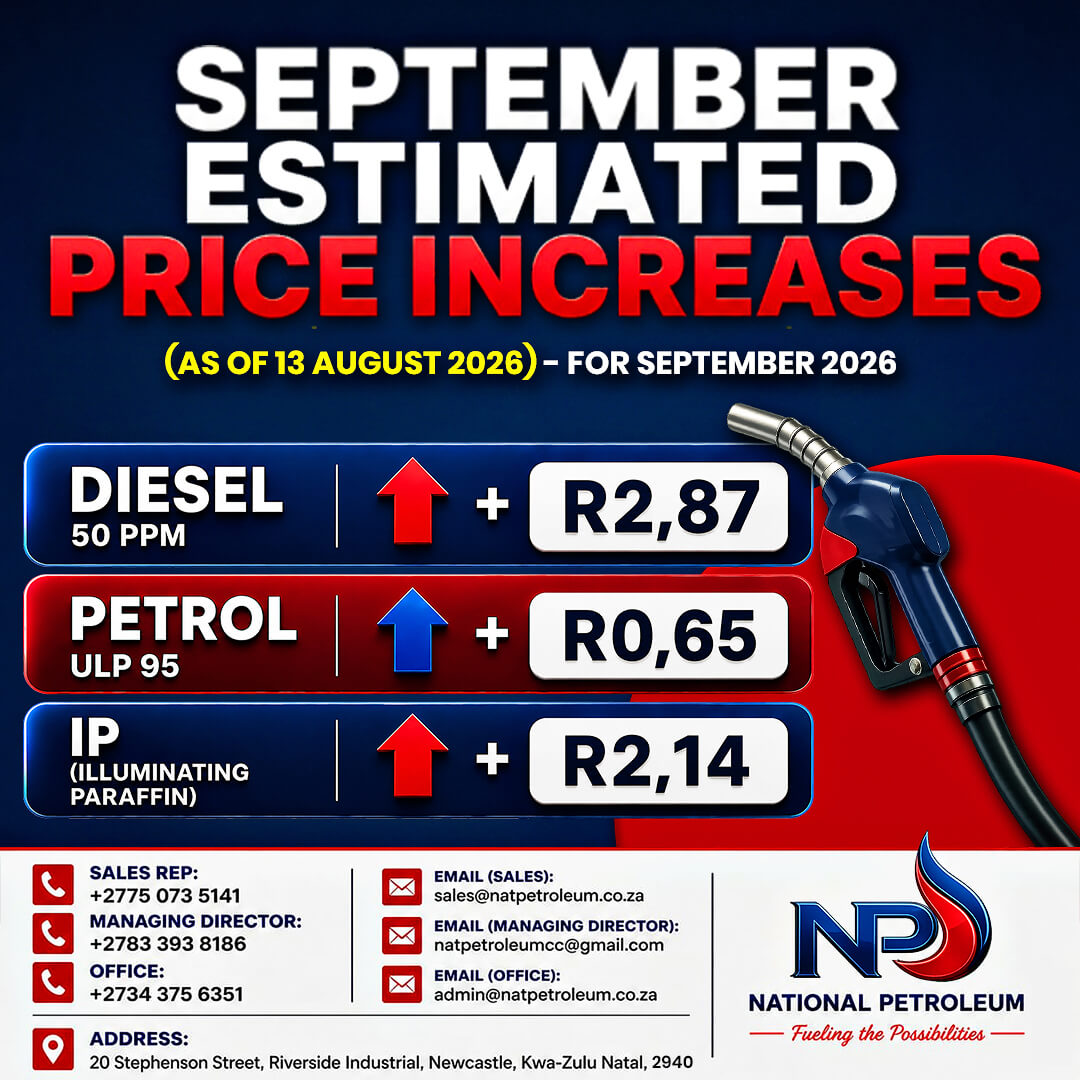 September 2026 Fuel Price Estimates | National Petroleum Newcastle