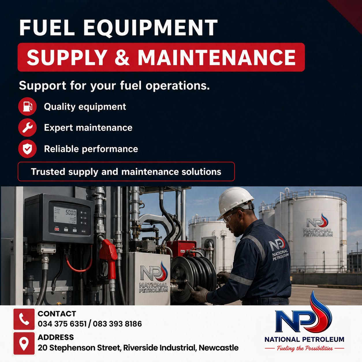Fuel Equipment Supply and Maintenance in Newcastle | National Petroleum