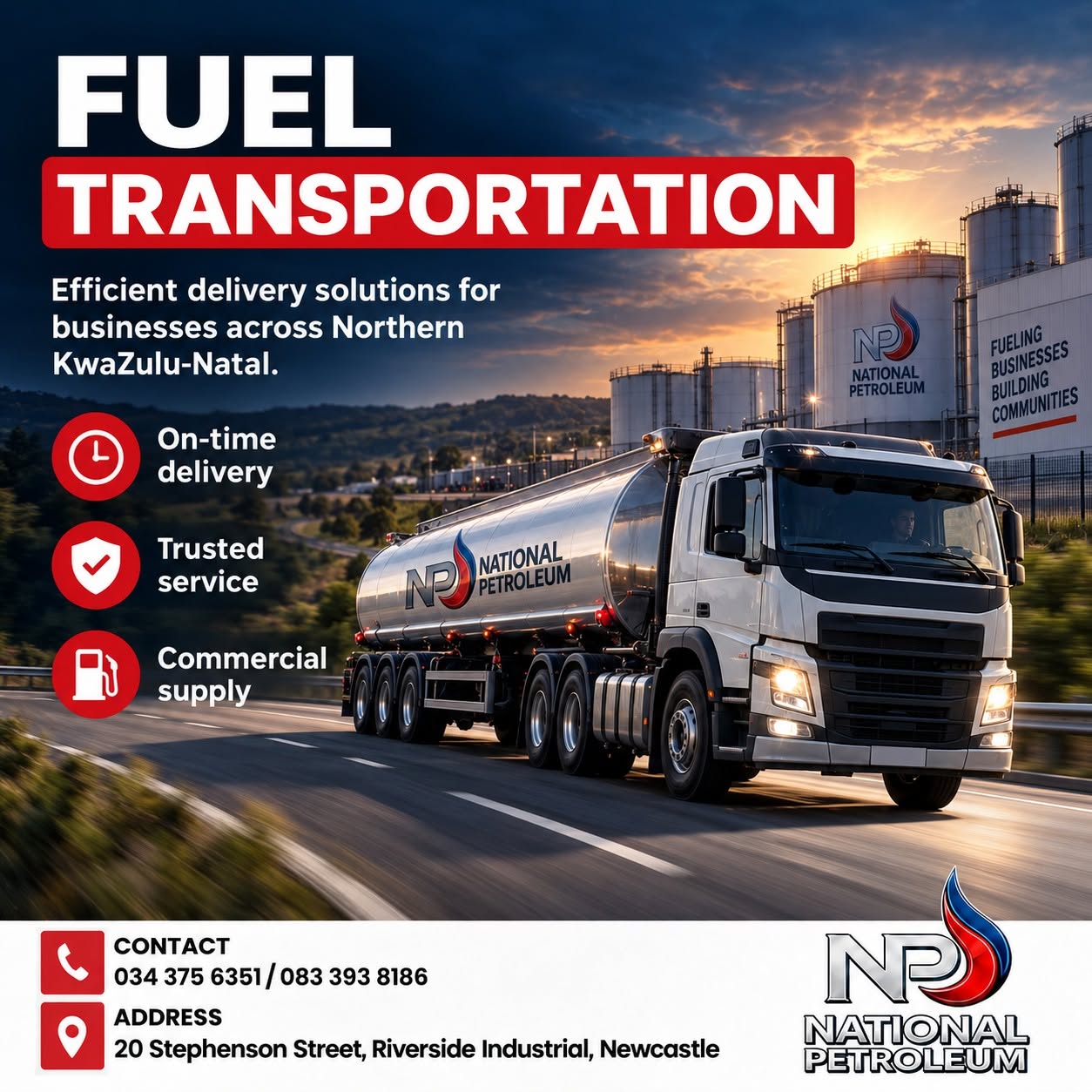 Fuel Transportation Across Northern KwaZulu-Natal | National Petroleum